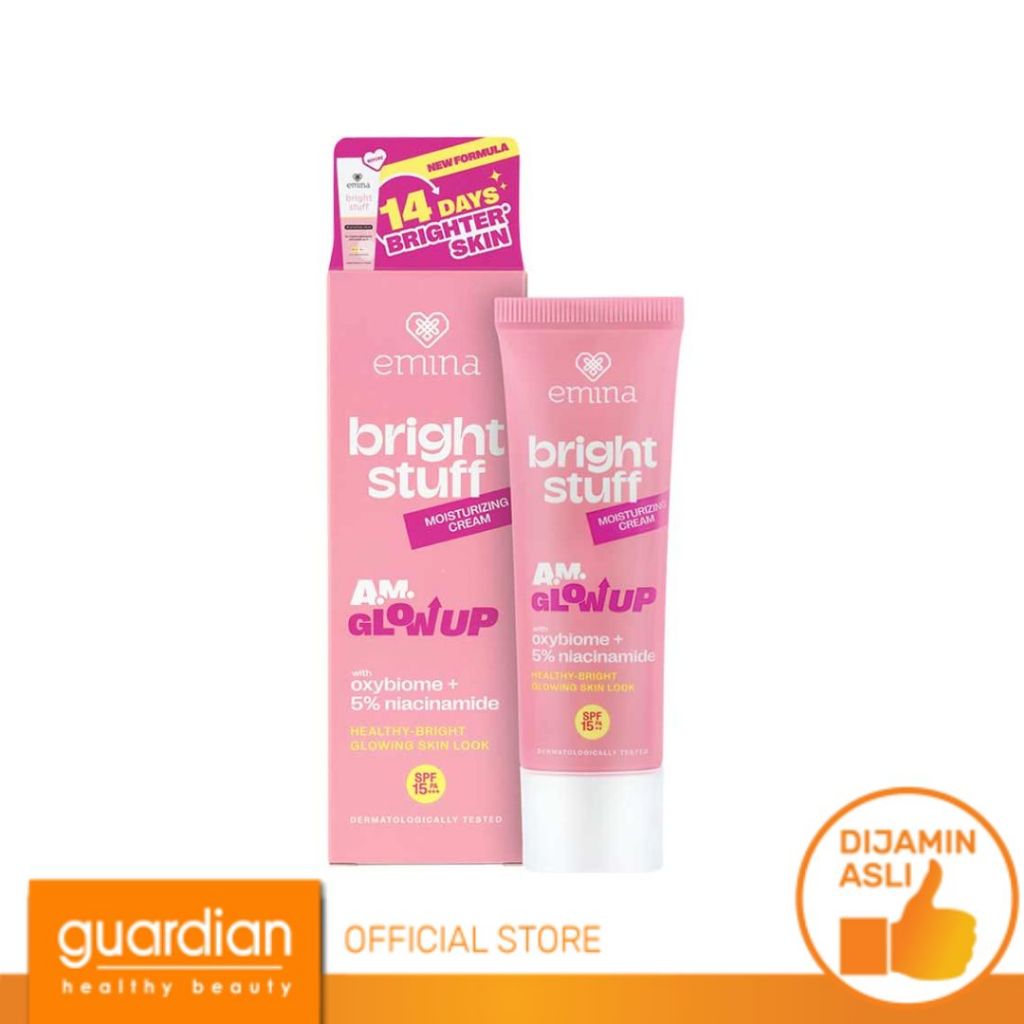 Jual Emina Bright Stuff Moisturizer Cream 20ml Shopee Indonesia