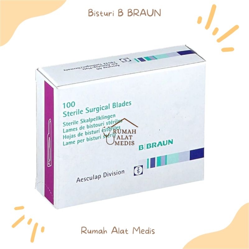 Jual Per Box Bisturi B Braun Isi 100 Pcs / Mata Pisau Bisturi ...