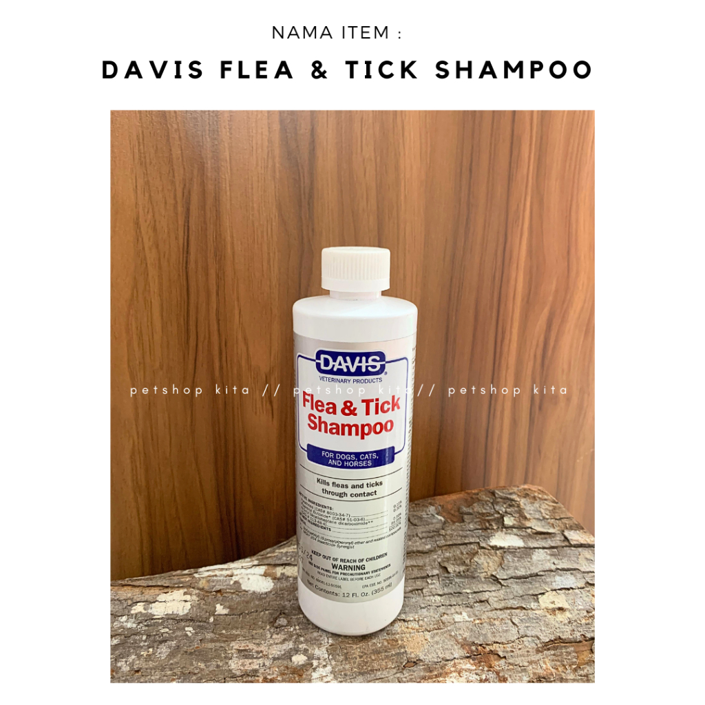 Davis flea and tick shampoo best sale