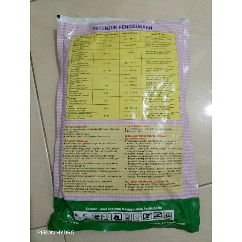 Jual Fungisida COZEB 80 WP 1 KG - MANCOZEB ANTI LAYU BUSUK JAMUR ...