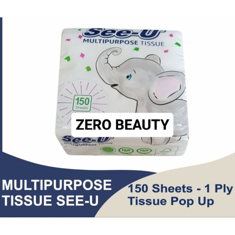 Jual Tissue See U Multipurpose Pop Up Gajah Sheets Ply Shopee