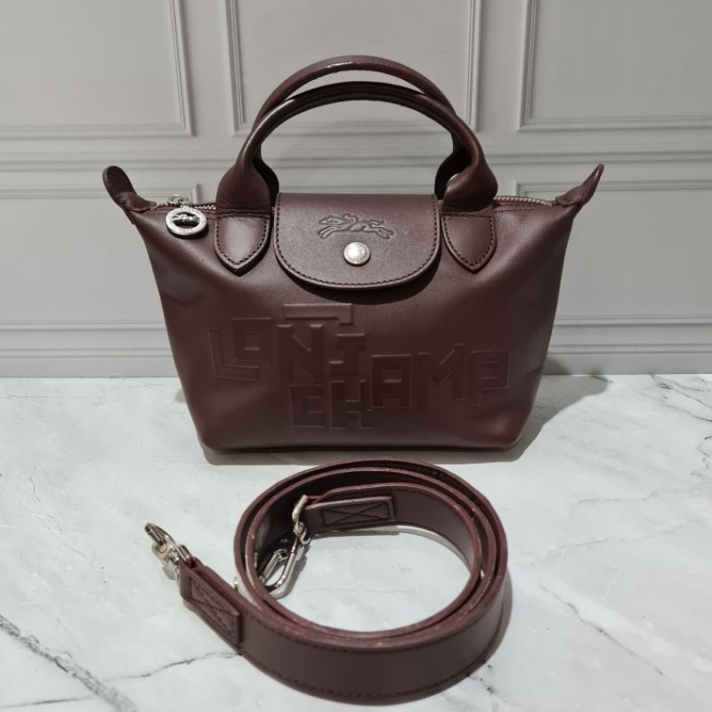 Harga longchamp shop cuir original