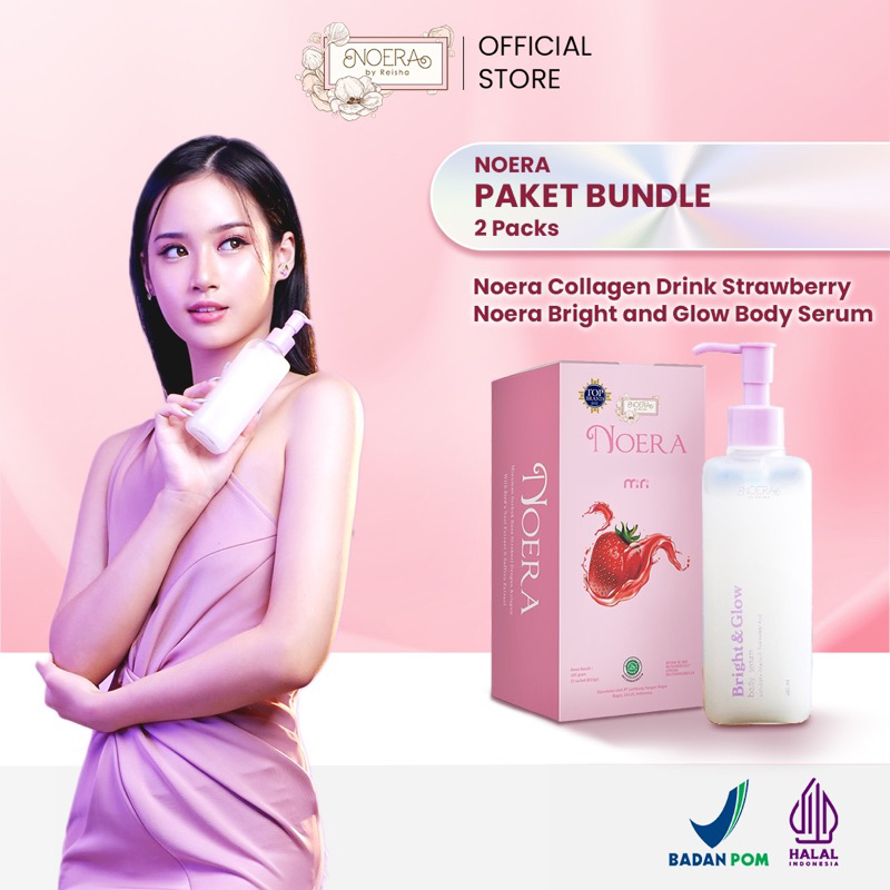 Jual Paket Bundle Noera Collagen Drink Mini Size + Noera Bright & Glow