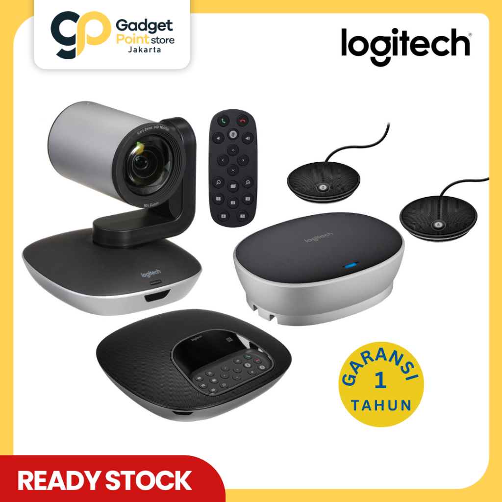 Jual Logitech VC Group Video Conference + Mic Expansion Camera HD & 10X ...
