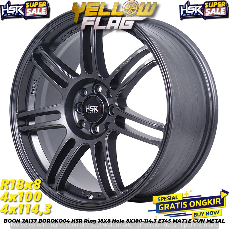 Jual Promo Velg Mobil Racing Ring Tipe Hsr Boon Boroko R Pcd