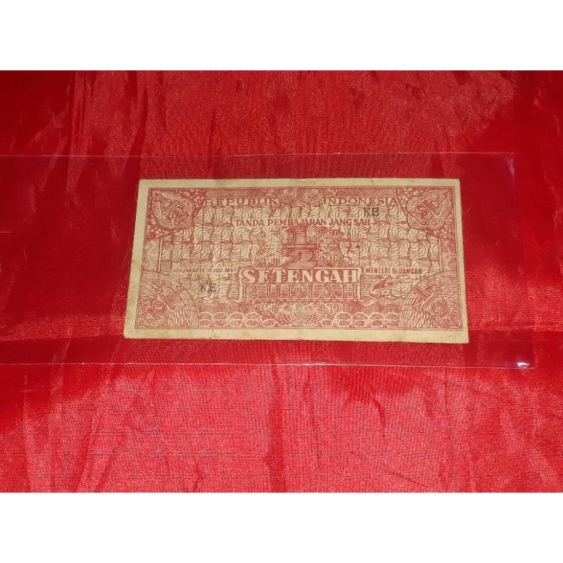 Jual Uang Kuno Indonesia Rp Setengah Rupiah 1947 | Shopee Indonesia