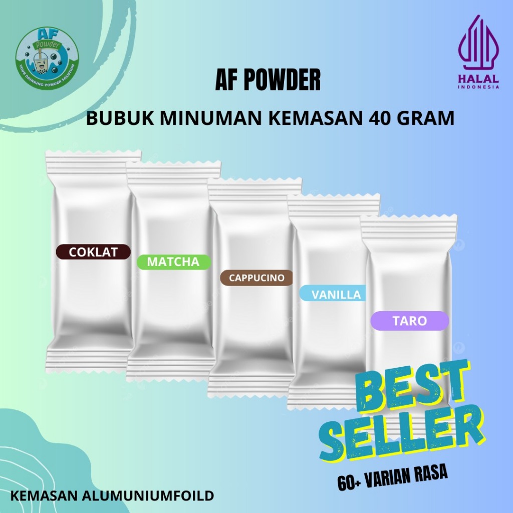 Jual BUBUK MINUMAN ANEKA RASA KEMASAN 40GRAM BUBUK MINUMAN RASA MINUMAN ...
