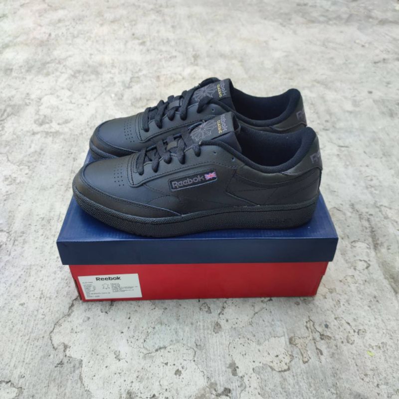 Jual REEBOK C85 FULL BLACK | Shopee Indonesia