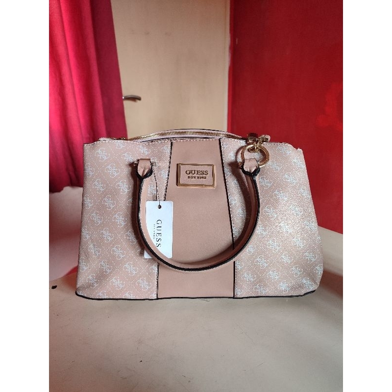 Jual SALE ORI FO GS TYREN LOGO PRINT BLUSH SATCHEL (Defect) Shopee