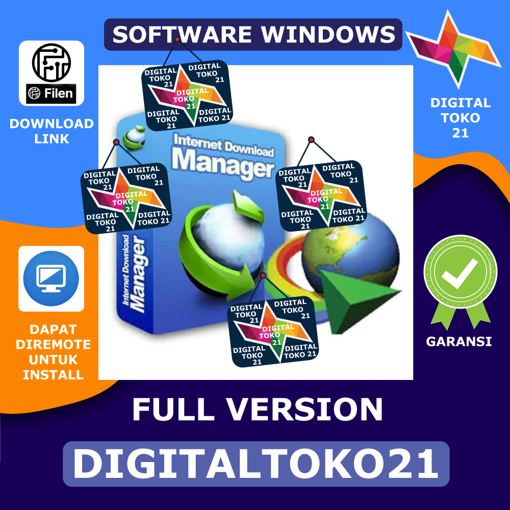 Jual Internet Download Manager IDM 2024 Versi 6.42 Build 7 Full Version ...