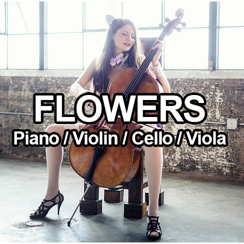Jual Latihan Musik Judul Flowers Miley Cirus dengan Partitur Not Balok ...