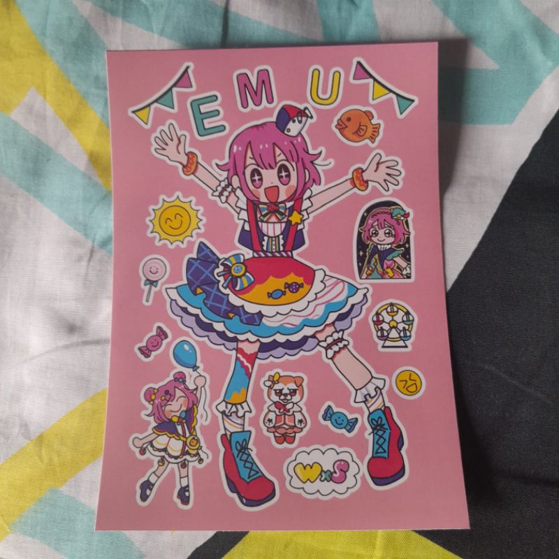 Jual Project Sekai Sticker Sheet Emu Otori And N25 Fanart! | Shopee ...