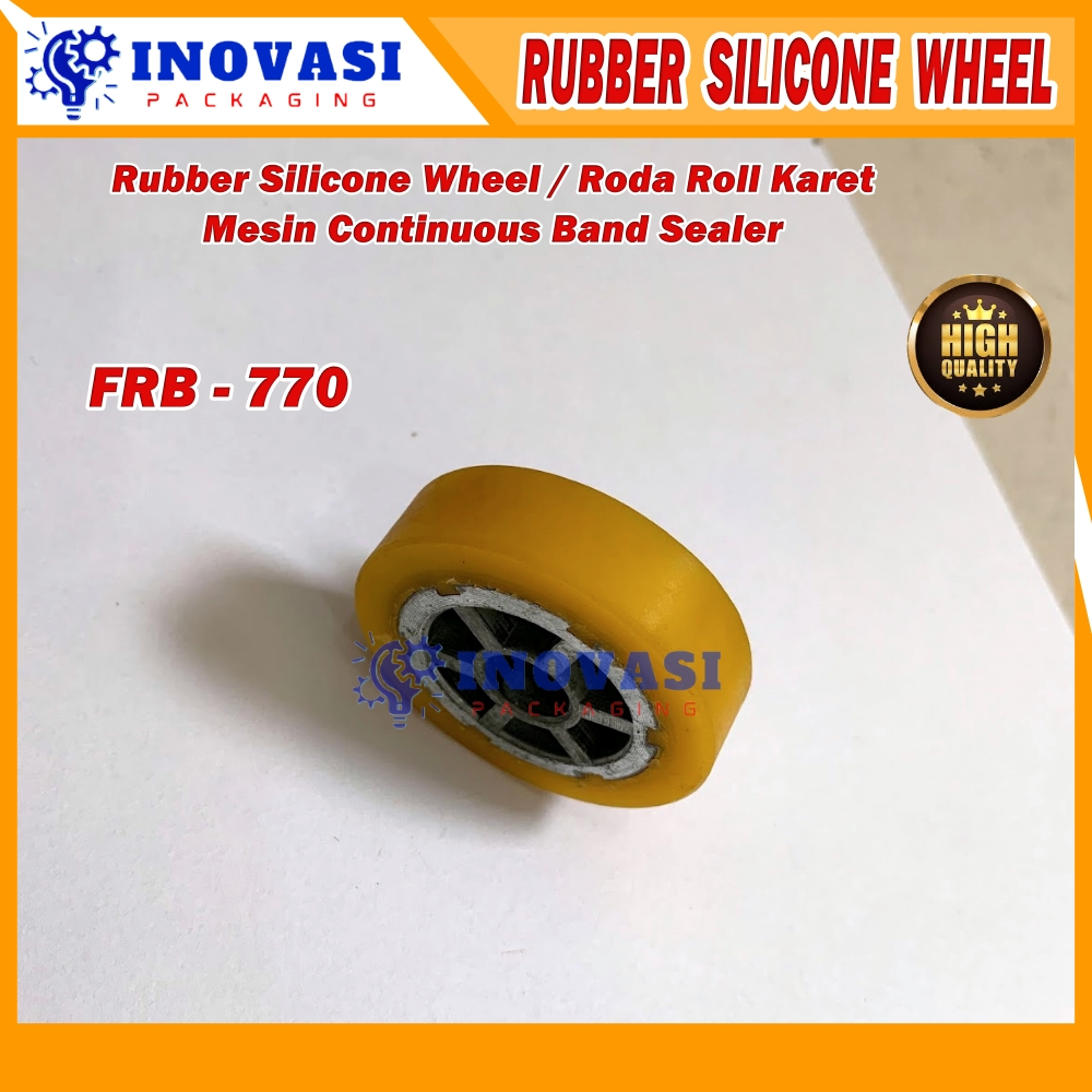 Jual Rubber Silicone Wheel / Roda roll karet mesin continuous band ...