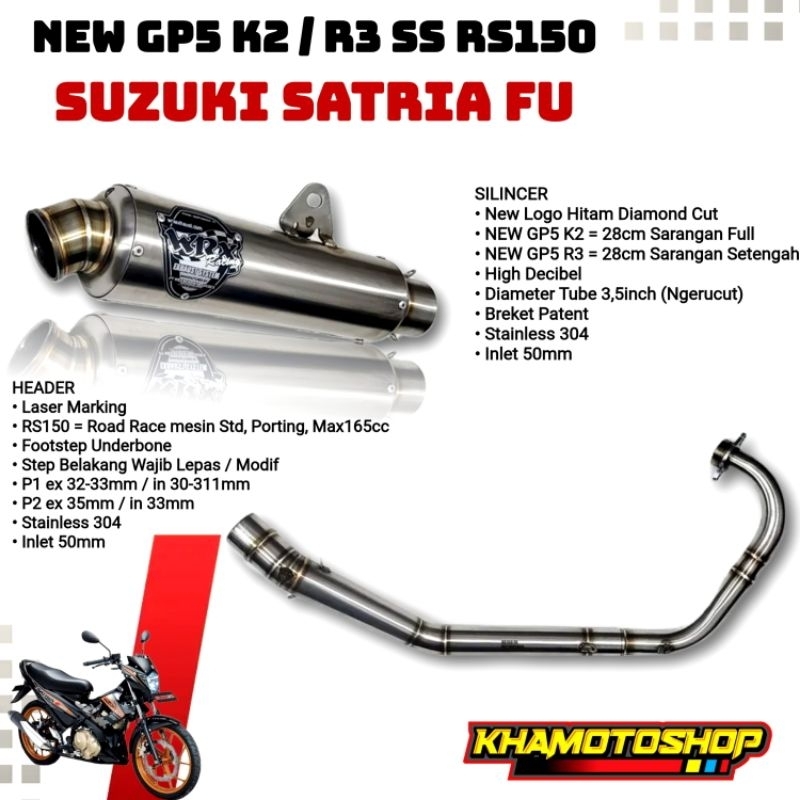 Jual WRX NEW GP5 K2 / R3 SS RS150 SATRIA FU | Shopee Indonesia