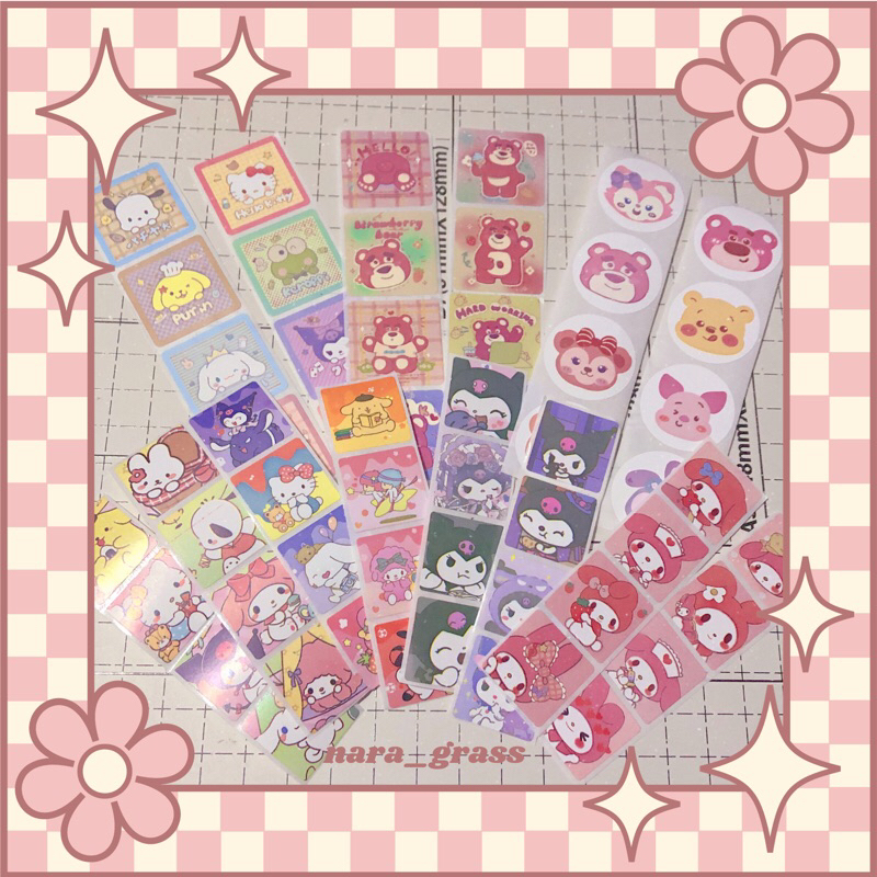 Jual [ Bisa Cod ] 20 Pcs Sanrio Kuromi Hello Kitty My Melody Stickers