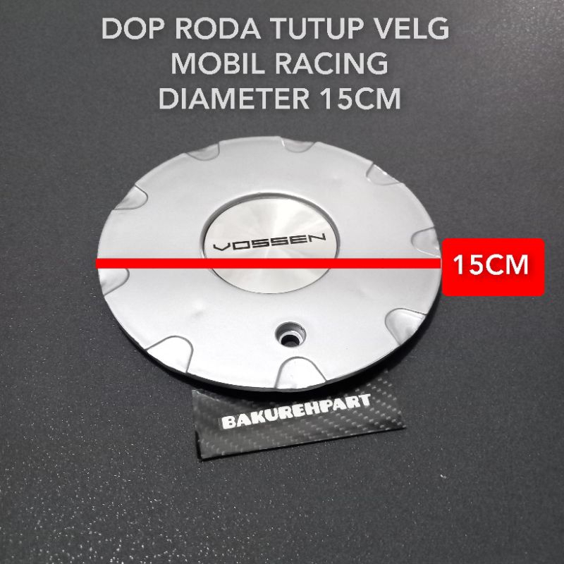 Jual Dop roda tutup velg mobil racing Logo VOSSEN diameter 15cm harga ...