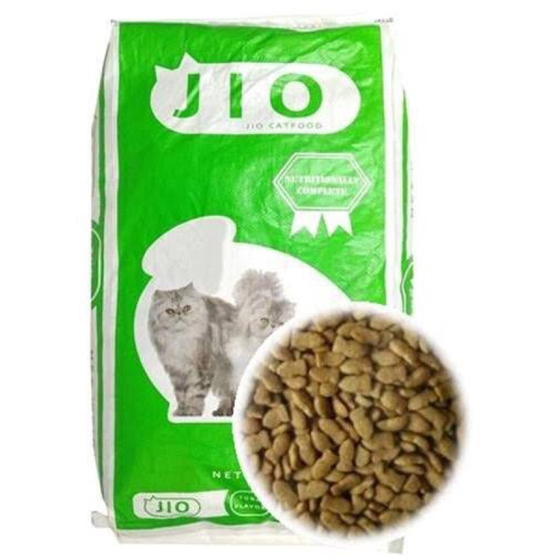 Jual makanan kucing kemasan repack 1kg JIO ADULT TUNA / dry cat food