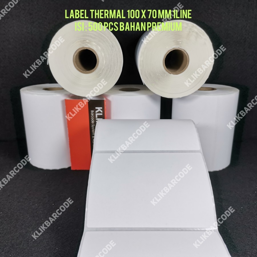 Jual STICKER THERMAL RESI 100 X 70 MM - 10 X 7 CM - 500 PCS | Shopee ...