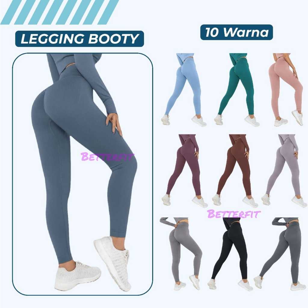Pantalon Moto Femme Taille Haute Booty Lifting Push Up WOSAWE - Legging Sport
