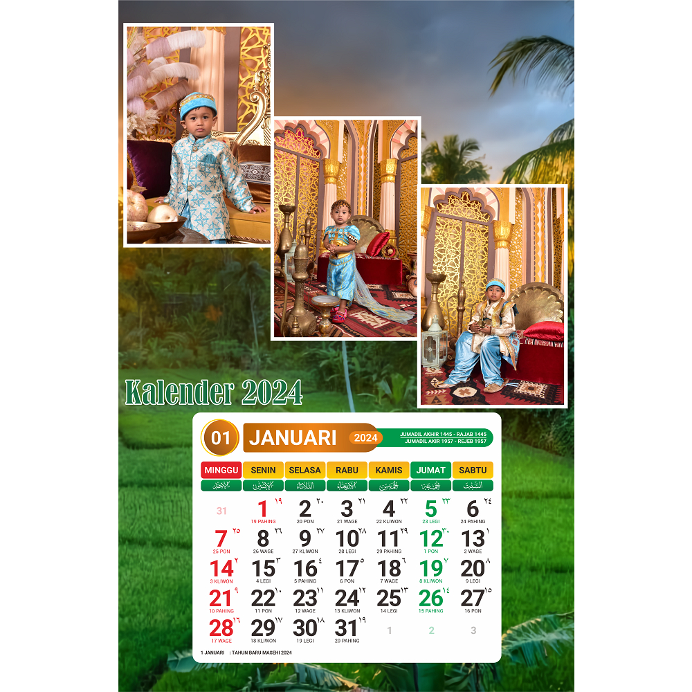 Jual Kalender Dinding 2024 Custom | Shopee Indonesia