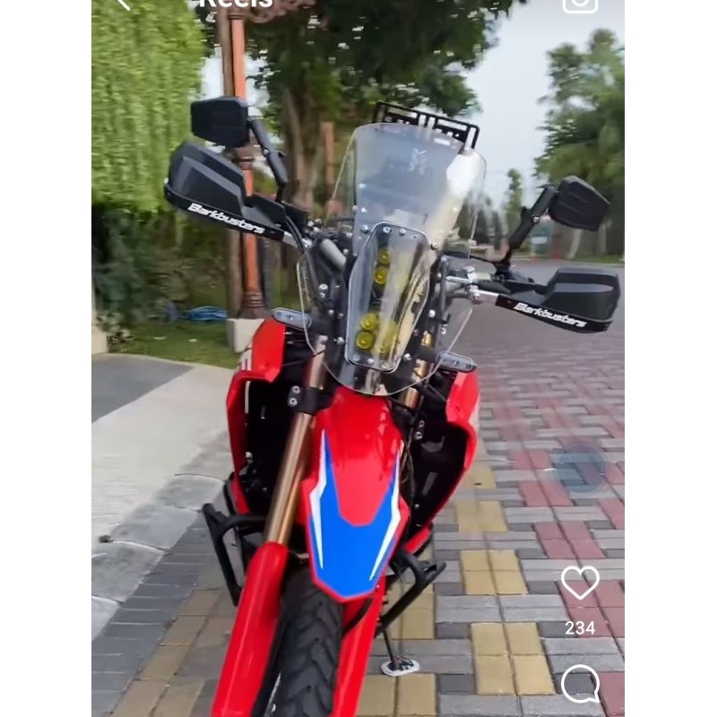 Jual visor windshield CRF 150 relly | Shopee Indonesia