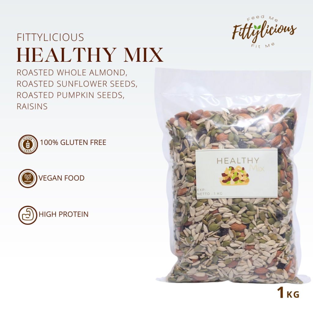 Jual Fittylicious Healthy Mix 1Kg/ Trail Mix 1kg / Mix Trail 1 Kg ...