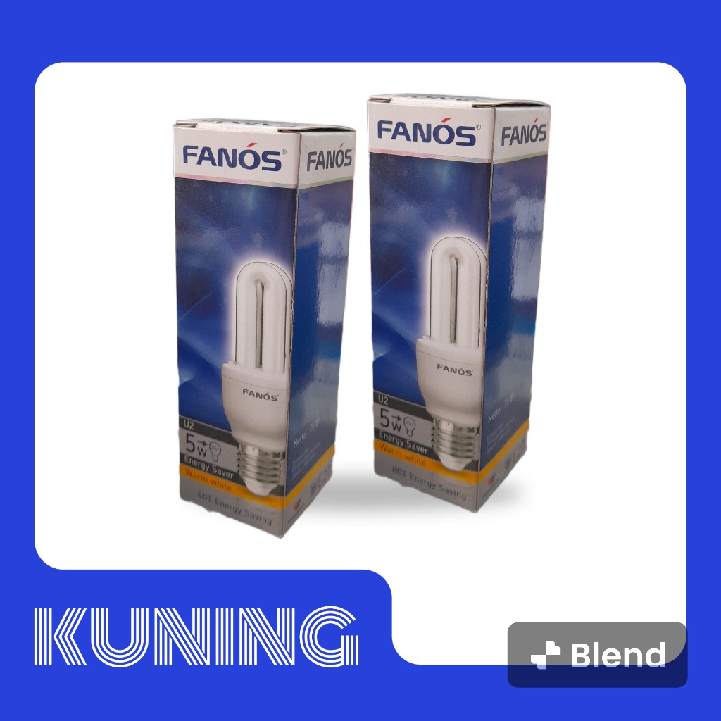 Jual LAMPU PLC FANOS 5 WATT KUNING | Shopee Indonesia