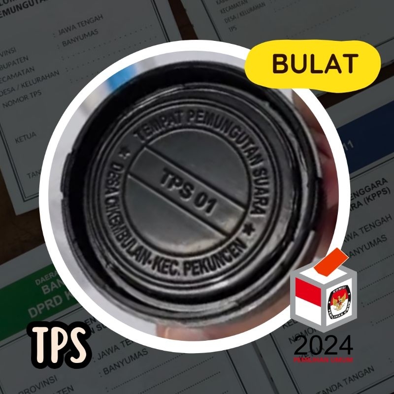 Jual Stempel Surat Suara Pemilu Kpps Tps Sekretariat Shopee