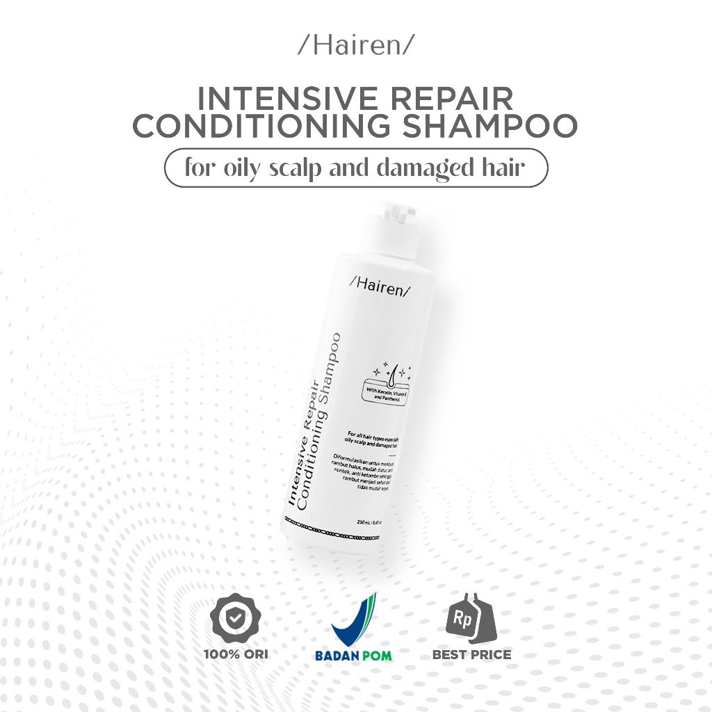 Jual HAIREN Intensive Repair Conditioning Shampoo (For Oily Scalp and