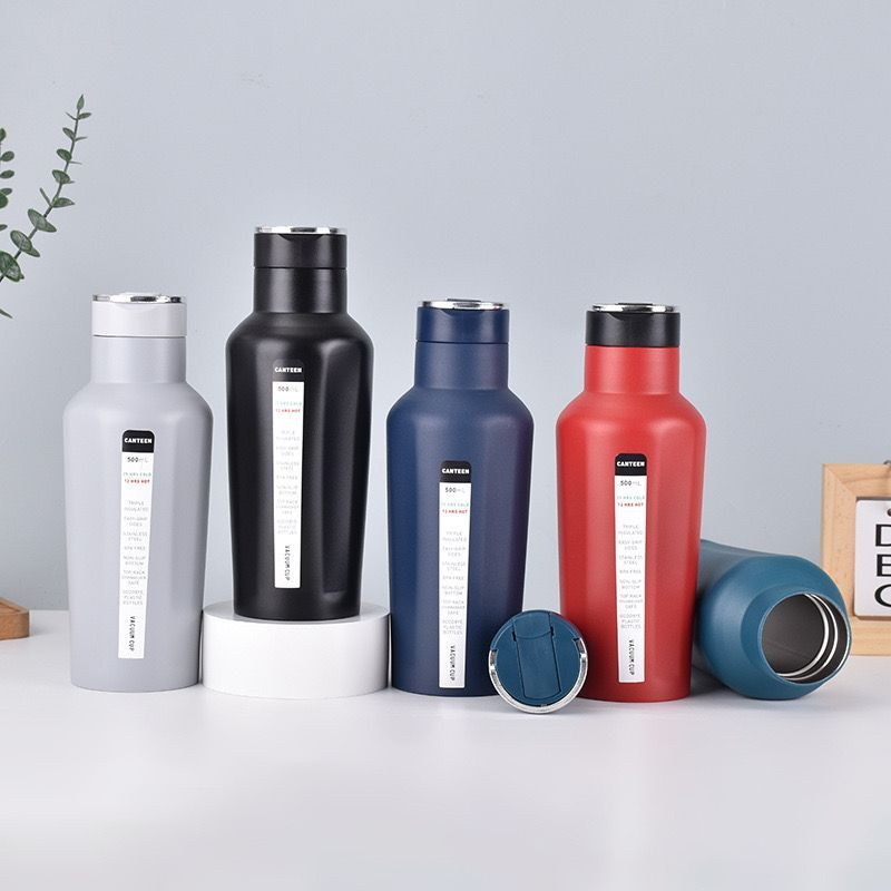 Jual THERMOS CANTEEN STAINLESS TERMOS TAHAN PANAS THERMOS KOPI TAHAN