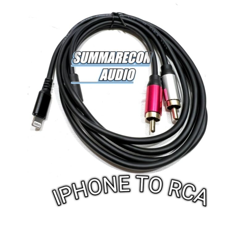 Jual Kabel Audio Jack Iphone To RCA Kabel Audio Type C To RCA