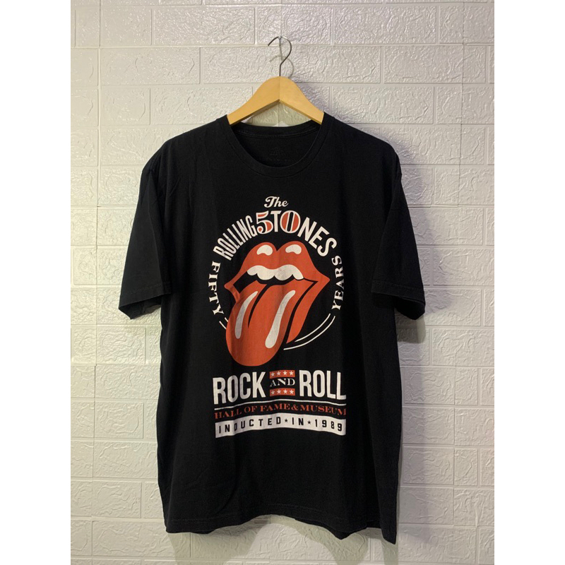 T Zone Universal Music Rolling Stones Rockstar Stop Kaos Pria