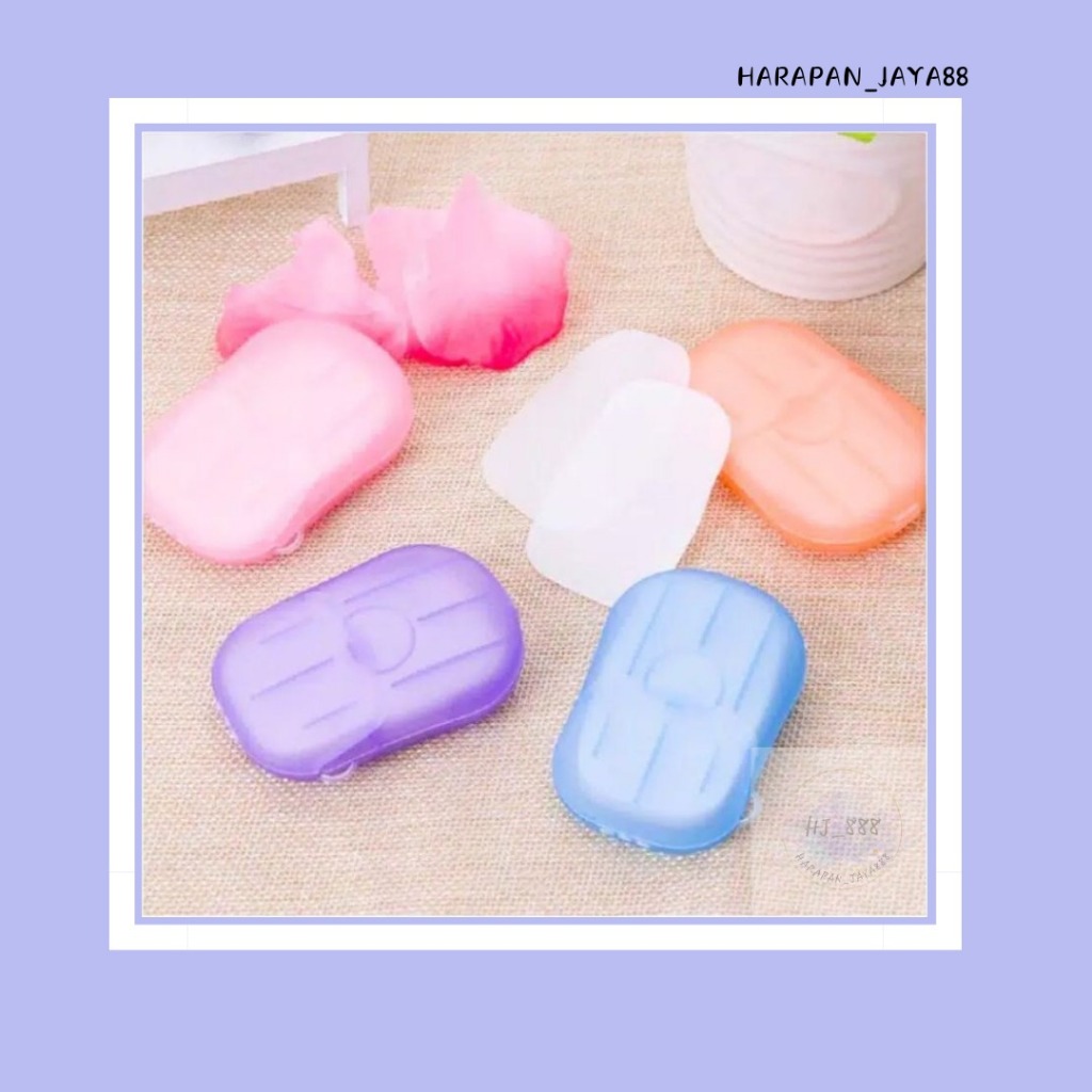 SABUN KERTAS / TRAVELLING PAPER SOAP SUPER WANGI