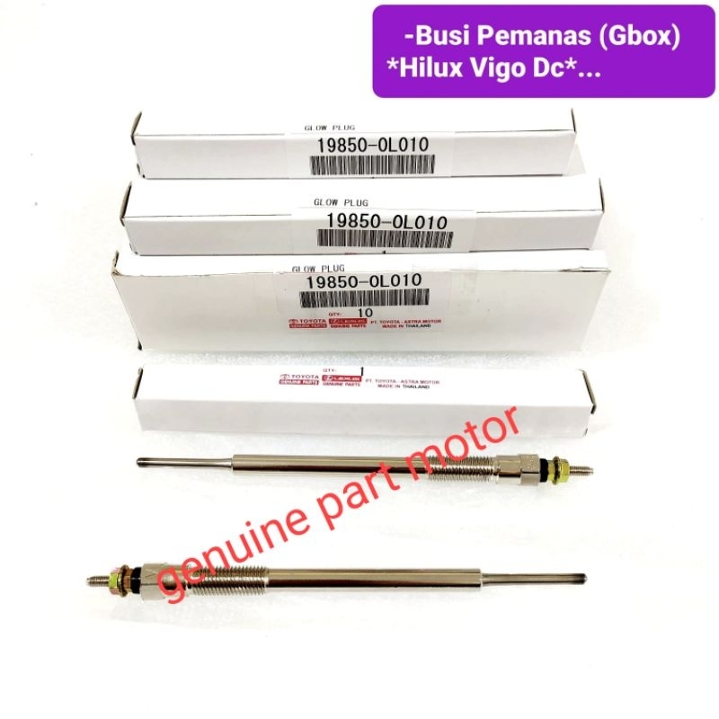 Jual BUSI PEMANAS/GLOW PLUG HILUX VIGO DOUBLE CABIN /INOVA INNOVA ...