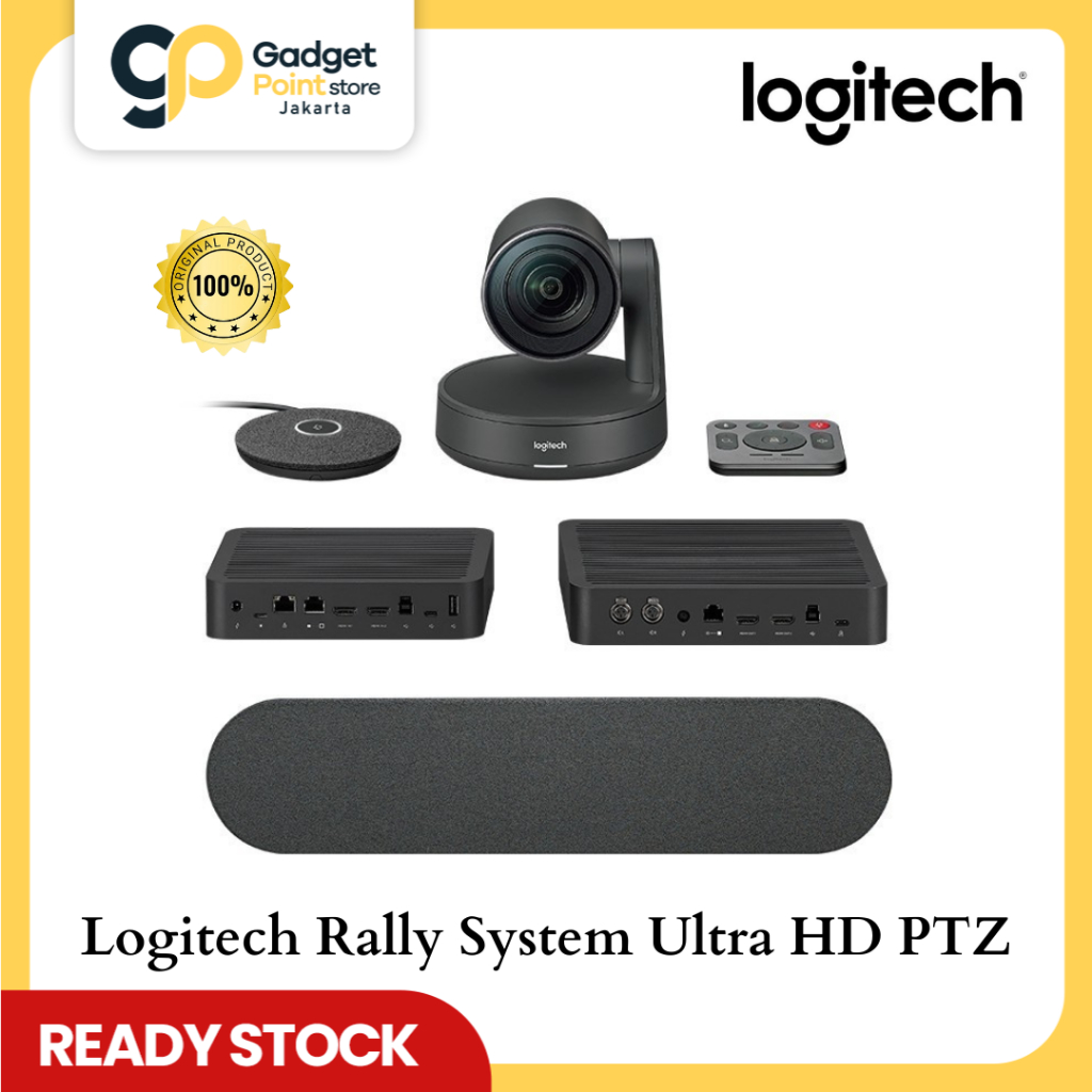 Jual Logitech Rally System Ultra HD PTZ Conference Cam | Garansi Resmi ...