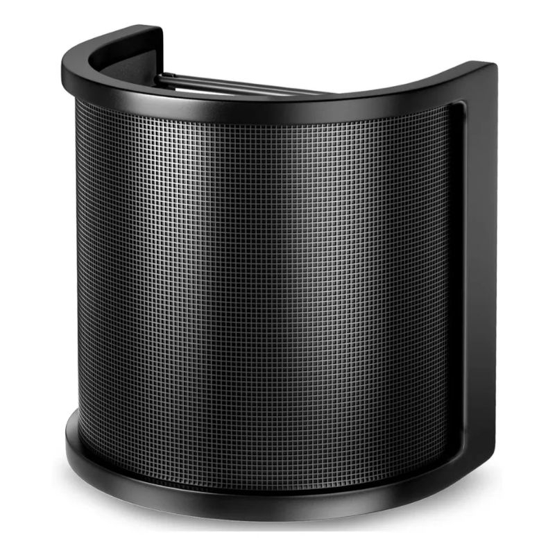 Jual Pop filter U Mesh with 3 layers filter for universal microphone ...