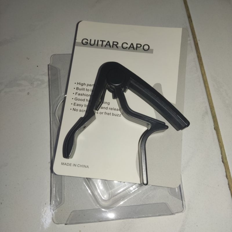 Jual Capo Penjepit Gitar Akustik Elektrik Nylon Bahan Metal Logam Besi Shopee Indonesia