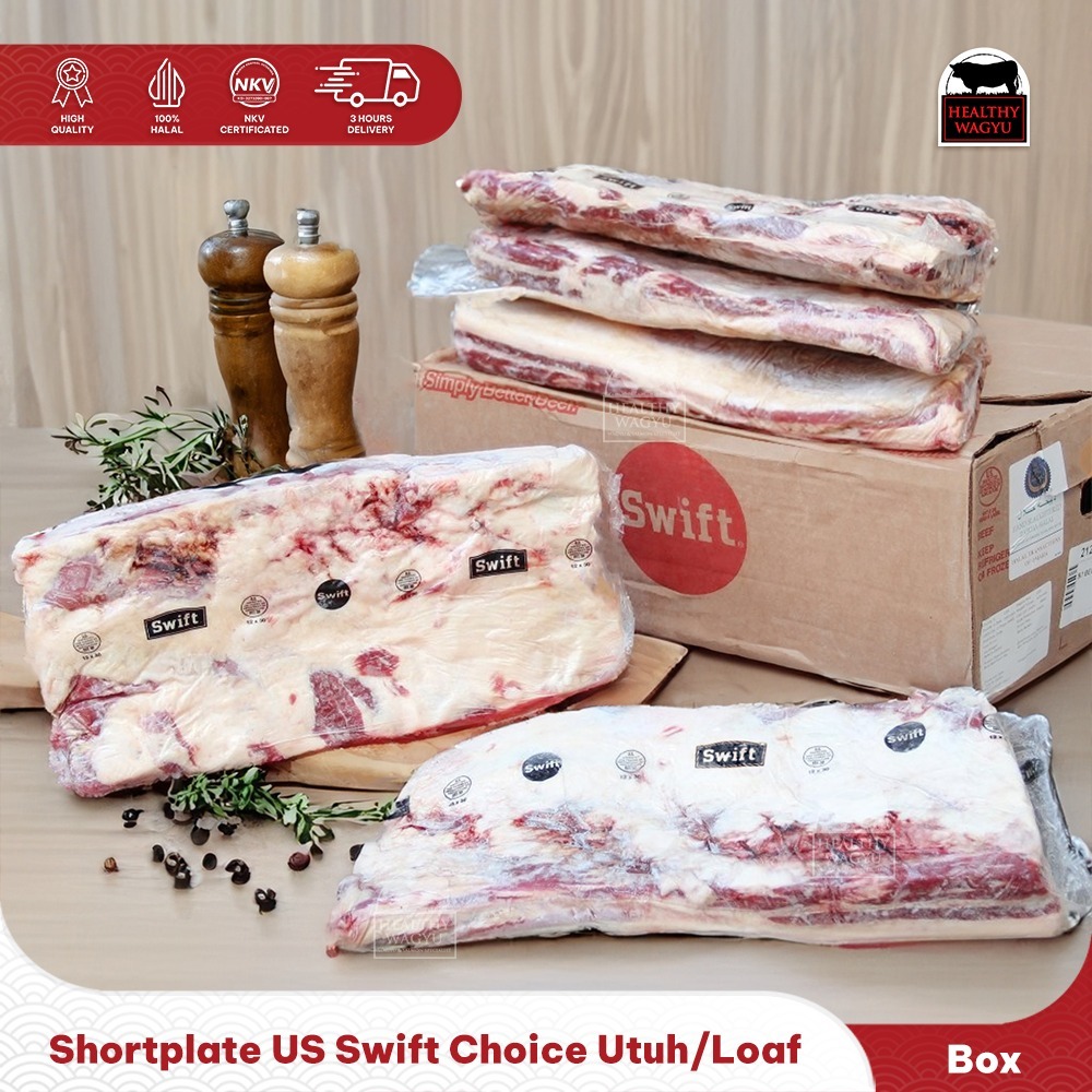 Jual US Shortplate Beef Belly Daging Sapi Shortplate Utuh Loaf Healthy ...