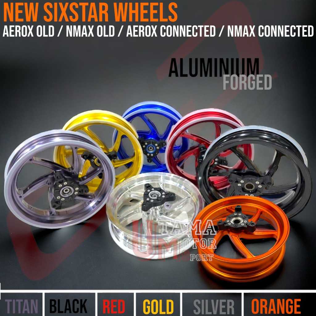 Jual Velg Velek Sport Rim Set Nmax / Aerox / Xmax Aluminium Forged ...