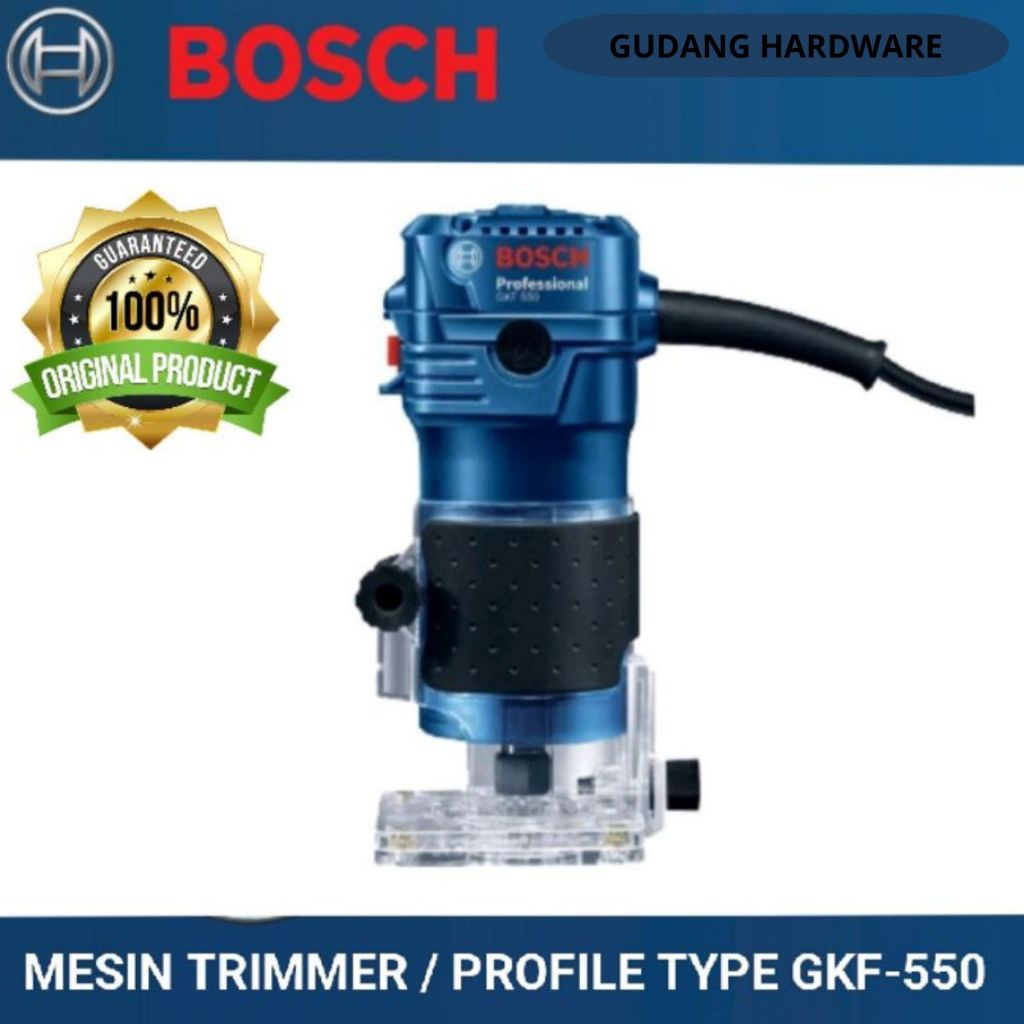 Jual Bosch profile / trimer / router GKF-550 100% original | Shopee ...