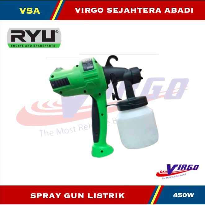 Jual RYU RSE800 MESIN SPRAY GUN LISTRIK ELEKTRIK 450W ELECTRIC RSE 800 ...