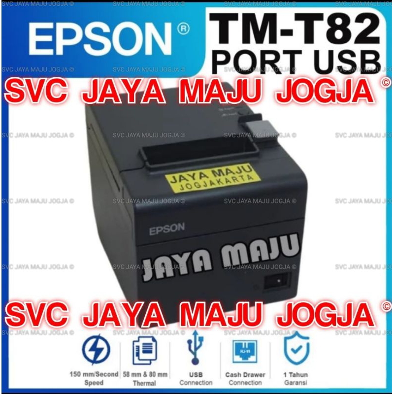 Jual EPSON TM T82 - (501) USB - SPEED 150 MM/S - ADAPTOR BUILT IN ...