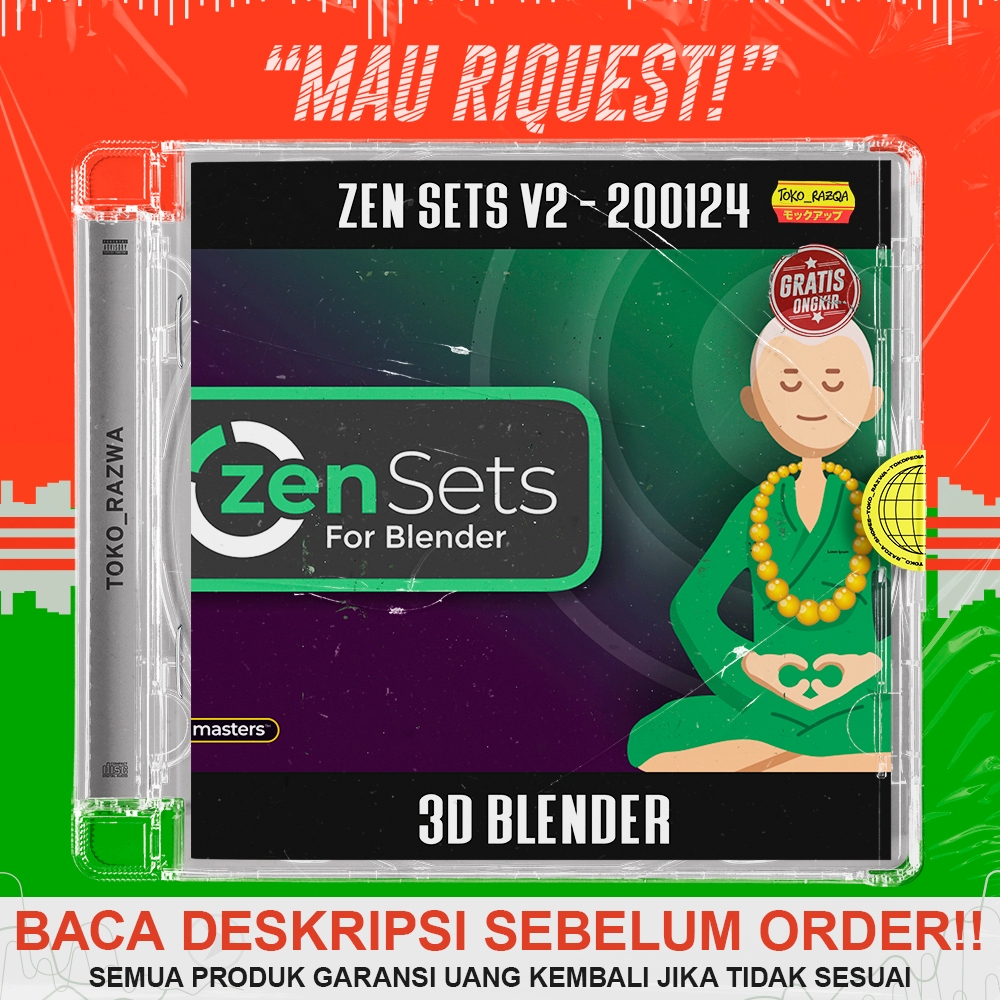 Jual 3D Blender - Zen Sets V2 - 200124 | Shopee Indonesia