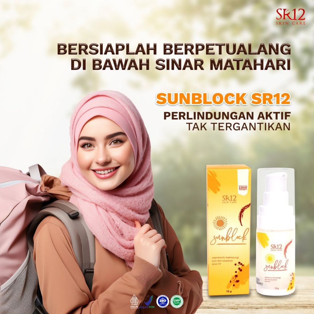 Jual Sunblock Sr12 Sun Protection Cream Pelindung Sinar Matahari Shopee Indonesia 7234