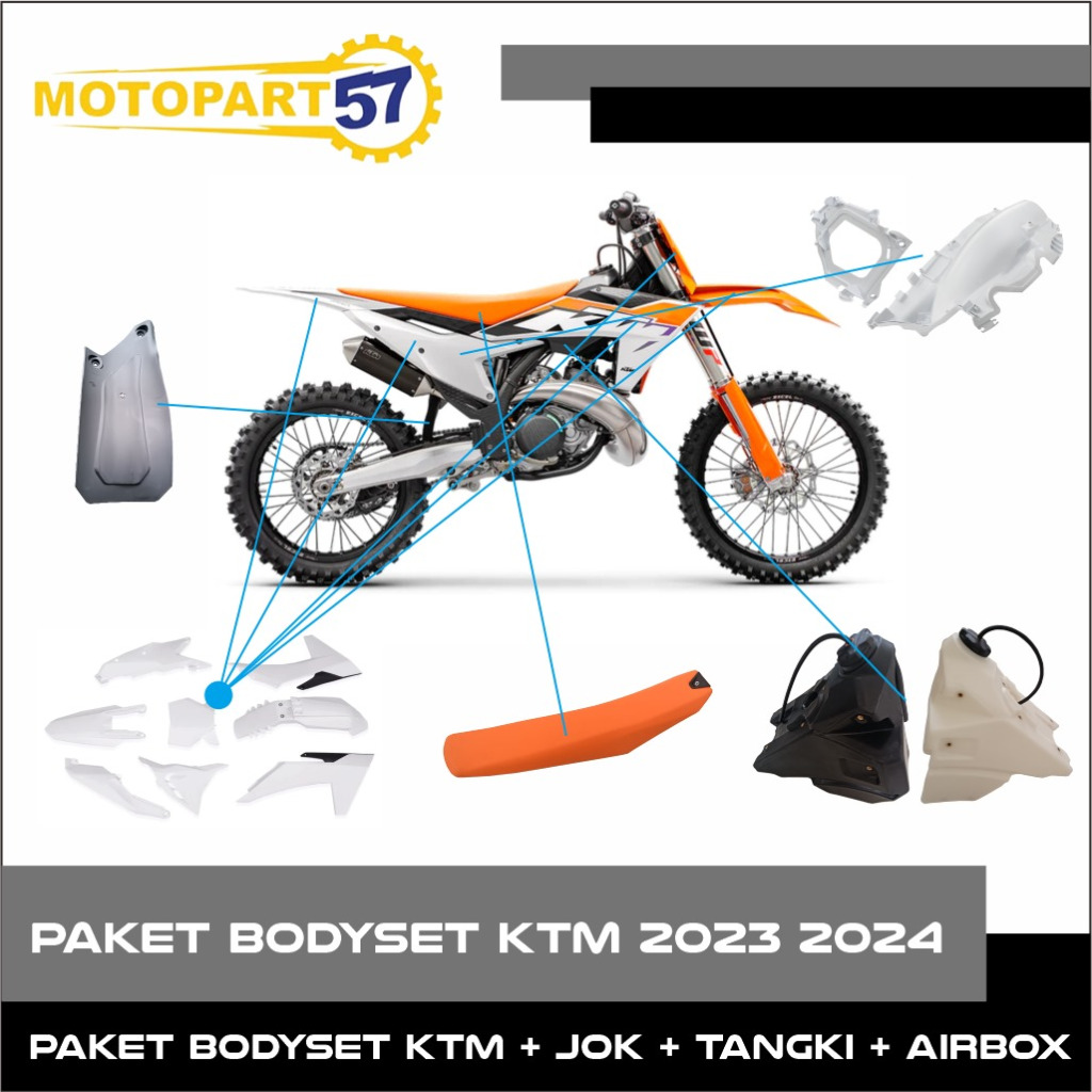 Jual Body Full Set Komplit Ktm Tahun Bodyset Tangki Jok Airbox Shopee Indonesia