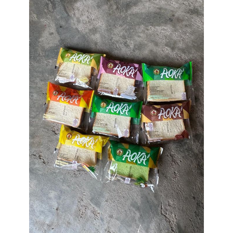 Jual Roti Aoka Panggang 9 Rasa [ bungkus ] | Shopee Indonesia
