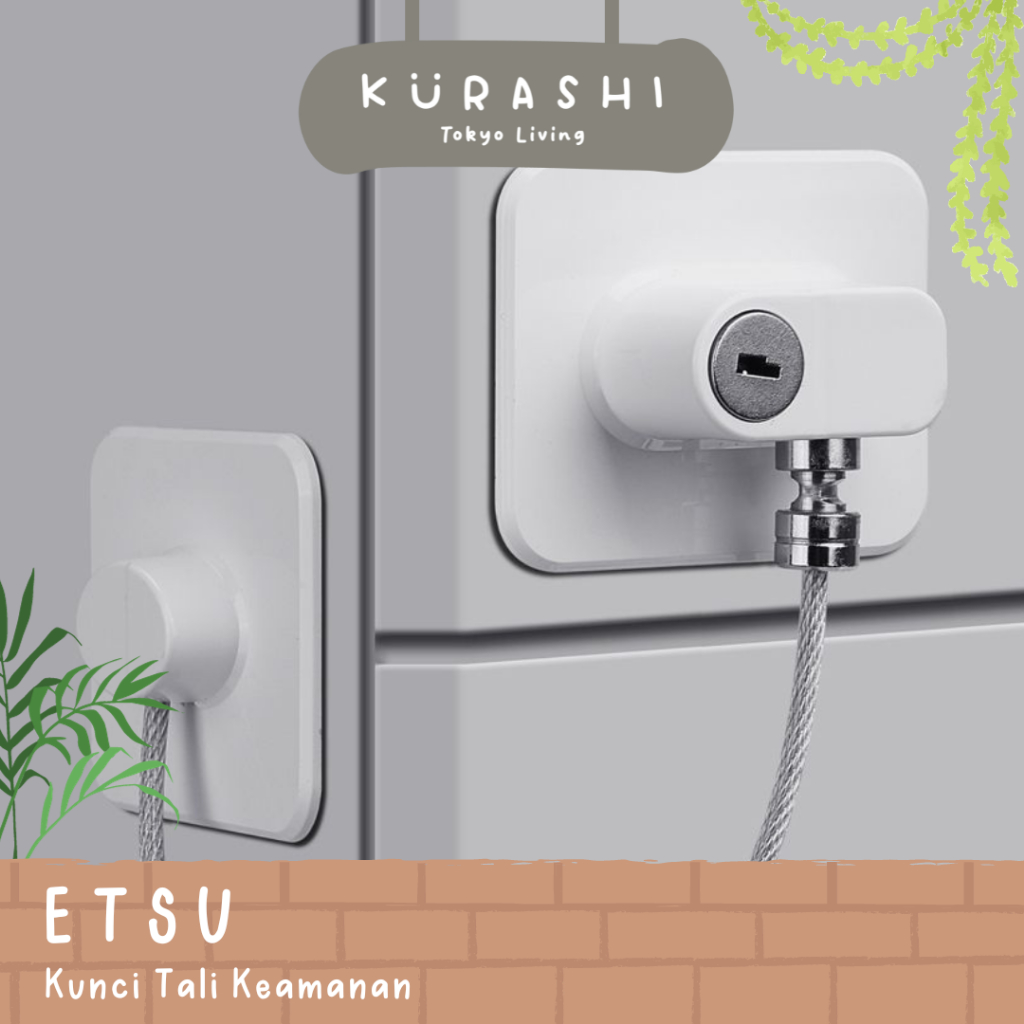 Jual 【KURASHI】ETSU Child Proof Lock Kulkas Mudah Baby Proof Lock