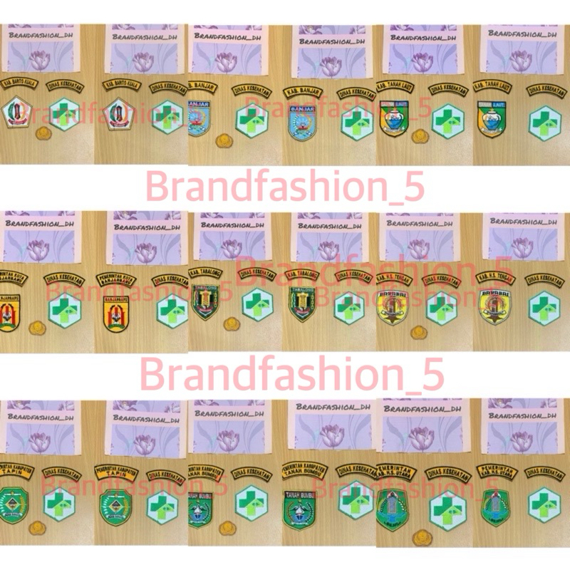 Jual (Ready) Paket Lambang Badge Dinas Kesehatan dengan Puskesmas ...