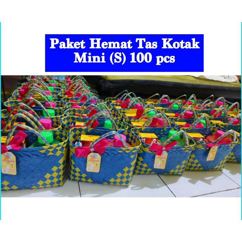 Jual Paket Hemat Tas Kotak Mini (S) 100 pcs | Shopee Indonesia