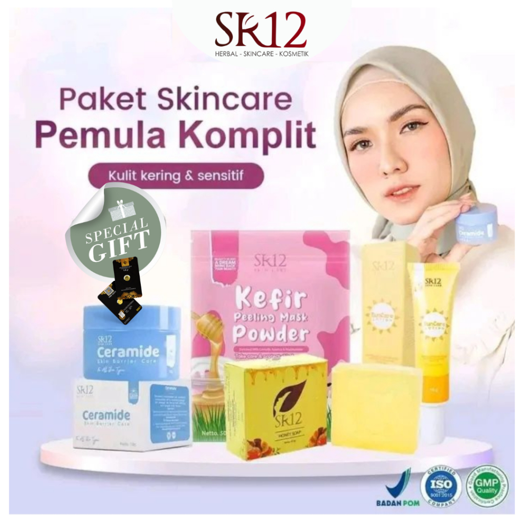 Jual Paket Komplit Untuk Pemula Sr12 Perawatan Skincare Aman And Alami